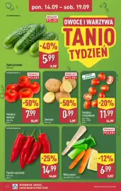 ALDI gazetka tydzień 38 Strona 2: Ogórki gruntowe €5,99, Ziemniaki €0,99