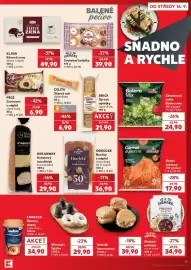 Kaufland leták týden 38 Strana 11: Eisberg Mrkev Julienne €17,90, Odkolek buchty s náplní €36,90