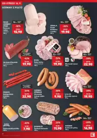 Kaufland leták týden 38 Strana 14: Le & Co Oravská slanina €19,90, Moravské uzené €22,90