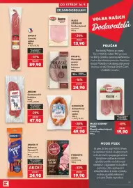 Kaufland leták týden 38 Strana 15: Prantl moravské uzené €24,90, Ponnath salám €19,90