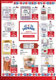 Kaufland leták týden 38 Strana 18: Jarmark tvaroh tvrdý na strouhání €29,90, Jarmark čerstvý sýr smetanový €19,90