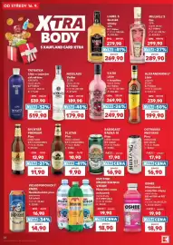 Kaufland leták týden 38 Strana 24: Oshee vitamínová voda €18,90, Tatratea likér s čajovým extraktem €519,90