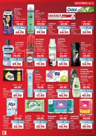 Kaufland leták týden 38 Strana 25: Schauma Šampon/Balzám/Kondicionér €49,90, Garnier deospray/roll-on €59,90