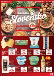 Kaufland leták týden 38 Strana 26: Zvolesnský jogurt €12,90, Gastrooštiepok Pařený uzený sýr €21,90