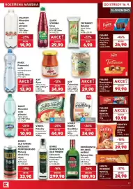 Kaufland leták týden 38 Strana 27: Vinica halušky bramborové/ se špenátem €44,90, Stará mama knedlíčky různé druhy €34,90