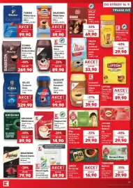 Kaufland leták týden 38 Strana 29: Nescafe classic instantni kava €99,90, Pigi čaj €16,90