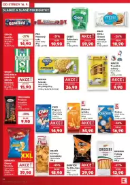 Kaufland leták týden 38 Strana 36: Doritos Tortilla chips €29,90, K Classic máslové tyčinky sýrové/slané €34,90