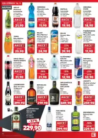 Kaufland leták týden 38 Strana 40: Legendario elixir de cuba 7y/ronssé €399,90, River limonáda €18,90