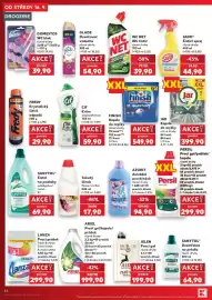 Kaufland leták týden 38 Strana 46: Finish kapsle do myčky €549,90, Sanytol čistič na podlahy eukalyptus/citrus €69,90