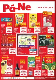 Kaufland leták týden 38 Strana 51: Magnesia red minerální voda ochucená sycená €17,90, Hamé Mákra €69,90