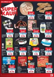 Kaufland leták týden 38 Strana 6: Pierot jogurt smetanový €9,90, Rodinný chléb €44,90