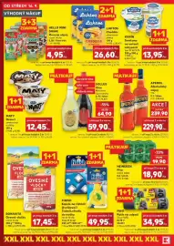 Kaufland leták týden 38 Strana 8: Kunin smetana €13,95, Bonavita ovesné vločky €17,45