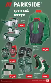 Catalog Kaufland săptămâna 38 Pagină 16: Ceas de mână €49,99, Parkside șlapi pentru bărbați €19,99