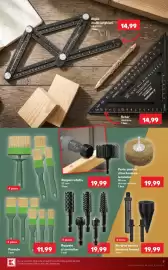 Catalog Kaufland săptămâna 38 Pagină 9: Burghie pentru despicat lemnul €19,99, Rașpel rotativ €19,99