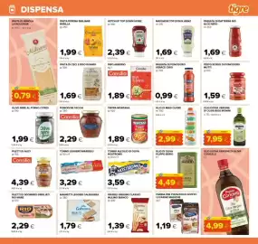 Volantino Tigre Pagina 11: Tonno all'olio di oliva Nostromo €3,59, Pasta ripiena emiliane tortellini €1,99