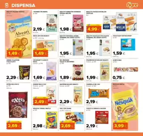 Volantino Tigre Pagina 13: Biscotti integrali avena germinal bio senza lievito €1,95, Mr Brownie galactic brownies €1,89
