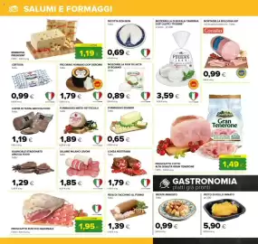 Volantino Tigre Pagina 2: Salame milano Levoni €1,85, Pecorino Romano DOP Deroma €1,79