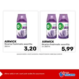 Volantino Iper Tosano settimana 38 Pagina 2: Airwick ricarica freshmatic assortita €3,20