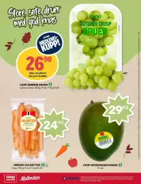Coop Marked kundeavis Side 8: Coop Gulerøtter €24,90, Coop spisemoden mango €29,90