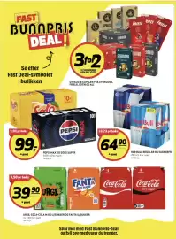 Bunnpris kundeavis uke 38 Side 24: URGE, COCA-COLA M OG U/SUKKER OG FANTA U/SUKKER €39,90