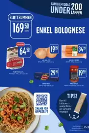 Rema 1000 kundeavis uke 38 Side 2: LØK GUL 2PK €19,90, PASTASAUS €19,90