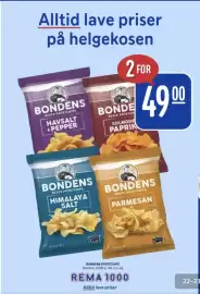 Rema 1000 kundeavis uke 38 Side 22: BONDENS POTETCHIPS €49,00