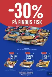 Rema 1000 kundeavis uke 38 Side 6: FISKEPINNER €58,40, FINDUS FISK