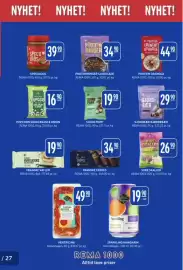 Rema 1000 kundeavis uke 38 Side 7: PROTEINRINGER SJOKOLADE €34,90, POPCORN SOURCREAM & ONION €16,90