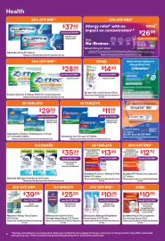 Discount Drug Stores catalogue Page 5: Allertine 20mg 50 Tablets €37,49, Telfast 180mg 30 Tablets €26,99