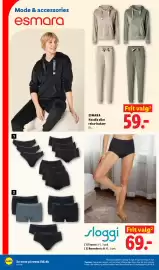 Lidl tilbudsavis uge 38 Side 25: Sloggi trusser / boxershorts €69,00, ESMARA Hoodie eller relax-bukser €59,00