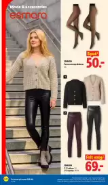 Lidl tilbudsavis uge 38 Side 27: Termostrømpebukser €50,00, Cardigan og leggings €69,00