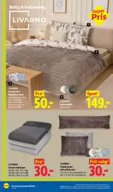 Lidl tilbudsavis uge 38 Side 30: LIVARNO Pudebetræk i mikrofibersatin €30,00, LIVARNO Jerseystræklagen €30,00