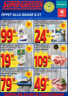 Supergrossen reklamblad (giltig till och med 21-09)