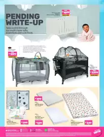 Game catalogue Page 11: Etvaal Lunar White Wooden Cot 900(H) x 1230(L) x 620(D) mm €1.699,00, Siesta Camp Cot €1.599,00