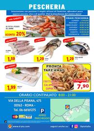 Volantino DPiù Pagina 8: Baccalà €1,99, Frittura di calamari e gamberi €7,90
