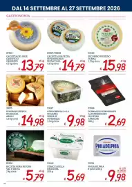 Volantino Zona Pagina 12: Gorgonzola D.O.P. Piccante Verde Sí €9,98, Caciotta Dolcezza €14,79