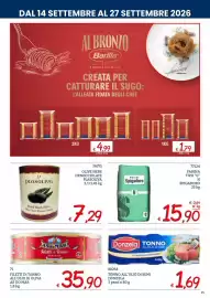 Volantino Zona Pagina 25: Pitted Black Olives Plasoliva €7,29, Filetti di tonno AS do MAR €35,90