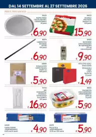 Volantino Zona Pagina 30: Scatole per pizza €15,90, Piatto pizza cellulosa bio-compostabile €6,90