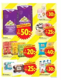 ICA Supermarket reklamblad vecka 38 Sida 3: Laktosfri mjölkdryck €30,00, Jasminris €50,00