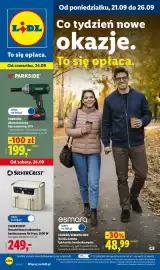 Lidl gazetka tydzień 39 Strona 1: Dwustrefowa frytkownica beztłuszczowa Silvercrest €249,00