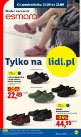 Lidl gazetka tydzień 39 Strona 11: Chodaki ocieplane damskie Esmara €22,49, Mokasyny damskie Esmara €44,99