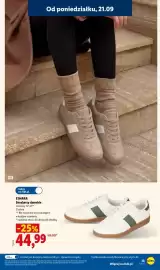 Lidl gazetka tydzień 39 Strona 17: Sneakersy damskie Esmara €44,99