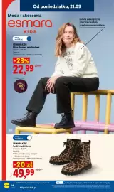 Lidl gazetka tydzień 39 Strona 22: Botki młodzieżowe €49,99, Bluza dresowa młodzieżowa €22,99
