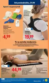 Lidl gazetka tydzień 39 Strona 27: Trener postawy L/XL Sensiplast €19,99, Taśmy sportowe (tejpy) Sensiplast €4,99