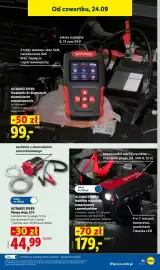 Lidl gazetka tydzień 39 Strona 39: Urządzenie do diagnostyki akumulatorów samochodowych bez ładowarki Ultimate Speed €99,00