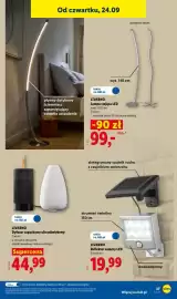 Lidl gazetka tydzień 39 Strona 45: Lampa stojąca LED Livarno €99,00, Dyfuzor zapachowy ultradźwiękowy Livarno €44,99