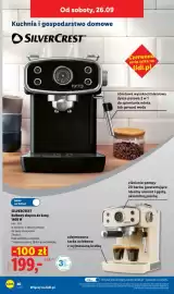 Lidl gazetka tydzień 39 Strona 48: Kolbowy ekspres do kawy Silvercrest €199,00