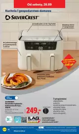 Lidl gazetka tydzień 39 Strona 50: Dwustrefowa frytkownica beztłuszczowa Silvercrest €249,00