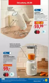 Lidl gazetka tydzień 39 Strona 51: Blender kielichowy Silvercrest €99,00, Mikser ręczny Silvercrest €59,99