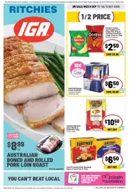 Ritchies catalogue week 37 Page 1: Red Bull Energy Drink €6,50, SunRice Medium Grain White or Brown Rice €10,50